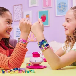 Air Hogs - Kit para hacer pulseras Popstyle con máquina de almacenamiento y cuentas reutilizables