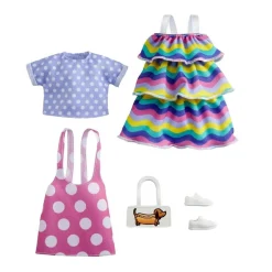 Barbie - 2 pack de vestidos y accesorios de moda (Varios modelos)