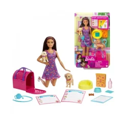 Barbie - Muñeca adopta perritos