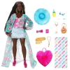 Barbie - Muñeca articulada con conjunto de moda y accesorios de viaje ㅤ