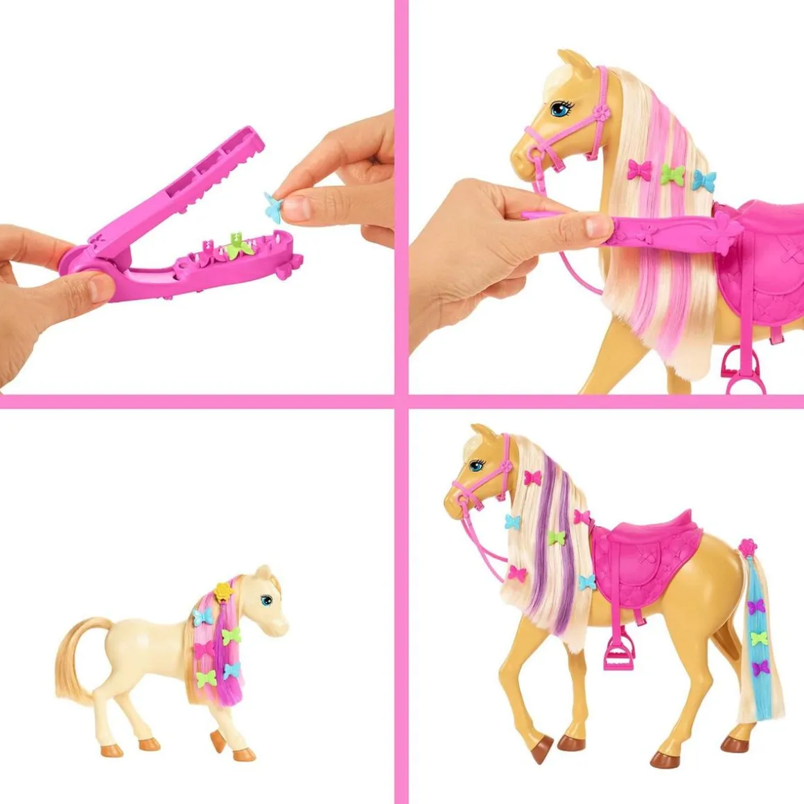 Barbie - Muñeca con caballo y poni