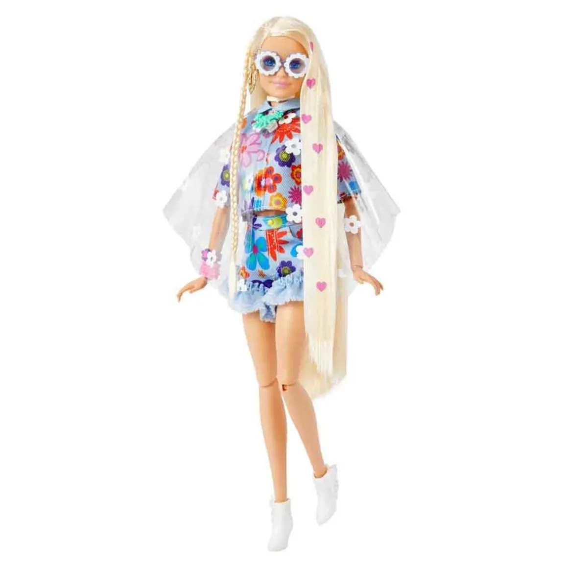 Barbie - Muñeca Extra - Conjunto de flores