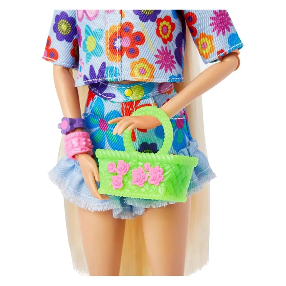 Barbie - Muñeca Extra - Conjunto de flores