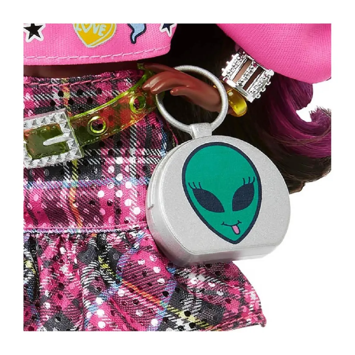 Barbie - Muñeca Extra - Mechas rosas