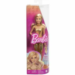 Barbie - Muñeca fashionista Golden Dreams