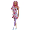 Barbie - Muñeca Fashionista con Gafas y Vestido Floral ㅤ
