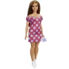 Barbie - Muñeca Fashionista Curvy Vitiligo - Vestido de lunares
