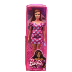 Barbie - Muñeca Fashionista Curvy Vitiligo - Vestido de lunares
