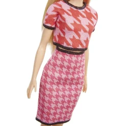 Barbie - Muñeca Fashionista - Conjunto pata de gallo