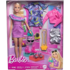 Barbie - Muñeca Fashionista 3 modas de noche