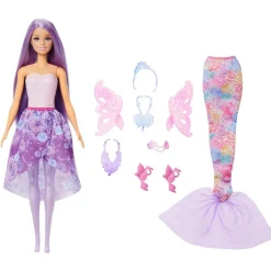 Barbie - Muñeca Moda Fantasía Sirena