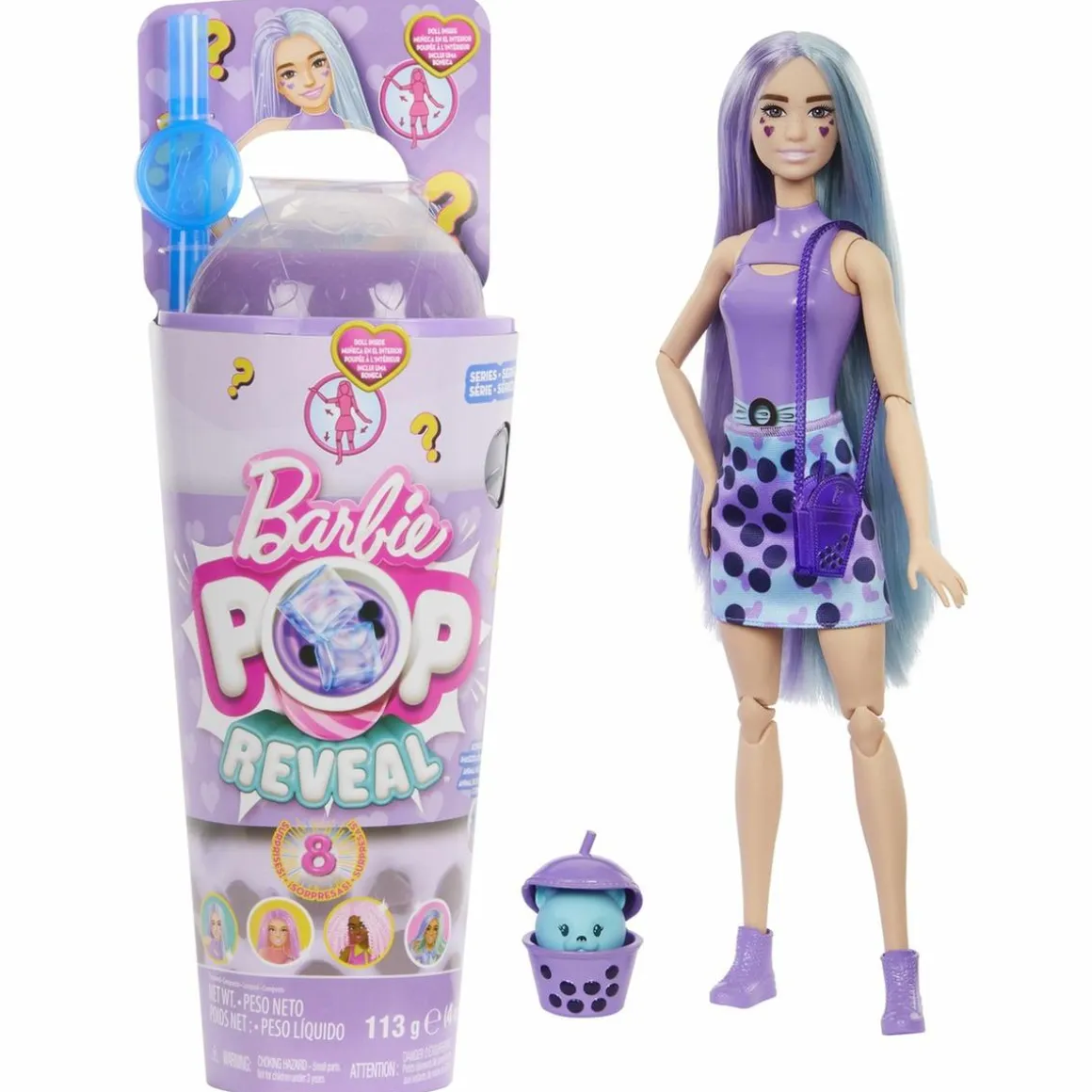 Barbie - Muñeca Pop reveal té de burbujas