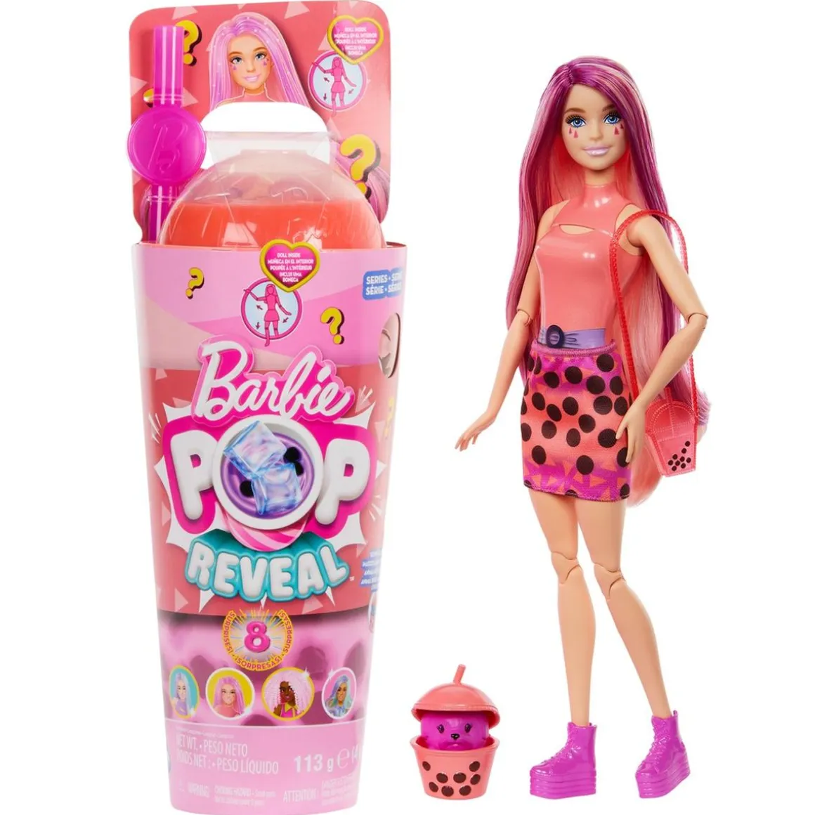 Barbie - Muñeca Pop reveal té de burbujas