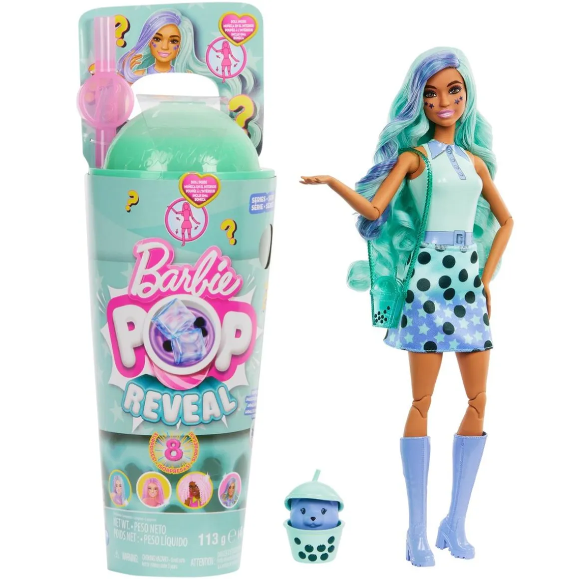 Barbie - Muñeca Pop reveal té de burbujas