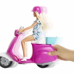 Barbie - Muñeca y moto scooter