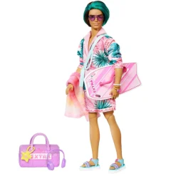 Barbie - Muñeco Ken Estilo Tropical con Accesorios ㅤ