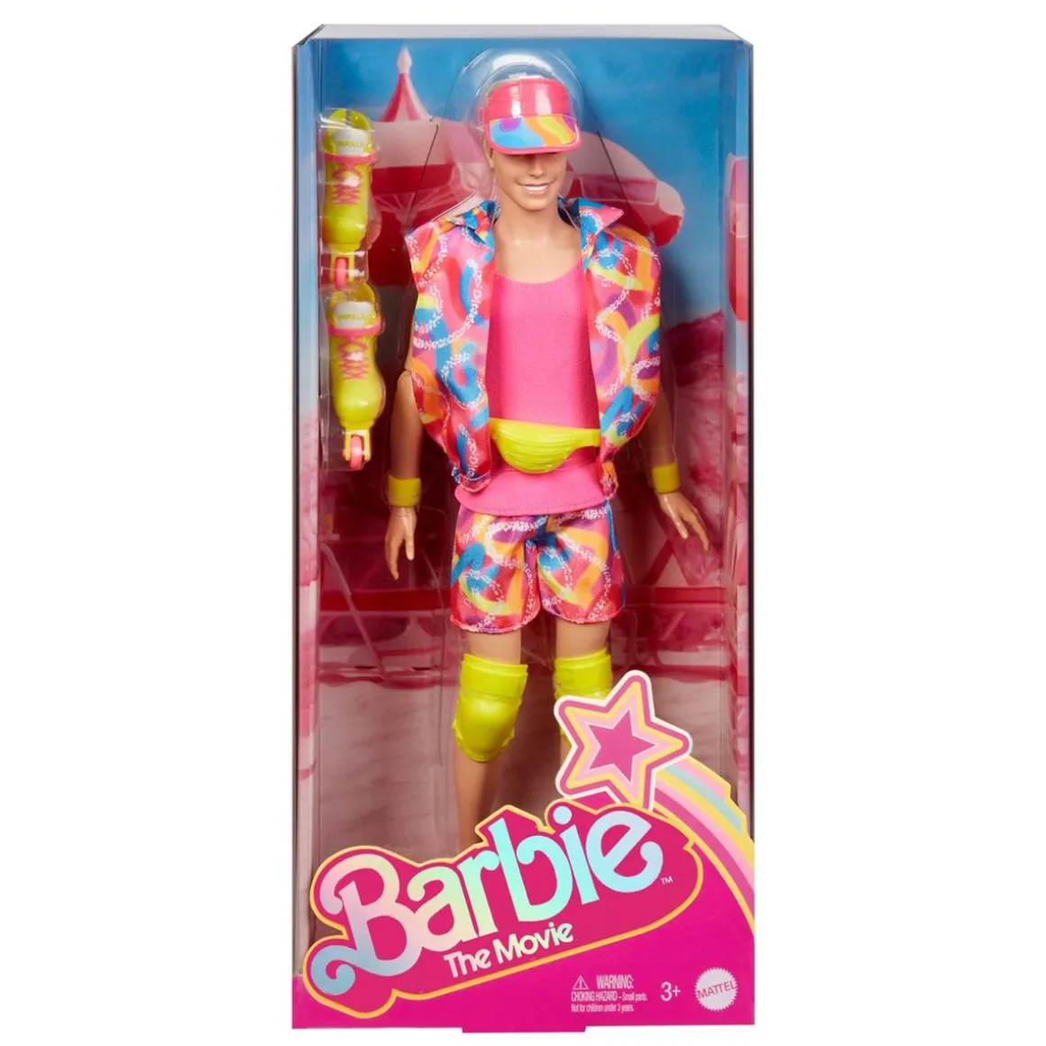 Barbie - Muñeco patinador con estilo retro y patines en línea ㅤ