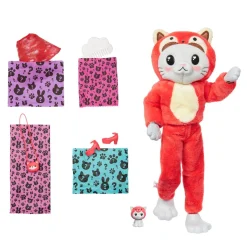 Barbie - Panda - Muñeca sorpresa con accesorios moda y mascota (Varios modelos) ㅤ