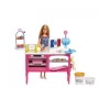 Barbie - Playset muñeca Malibú con pastelería