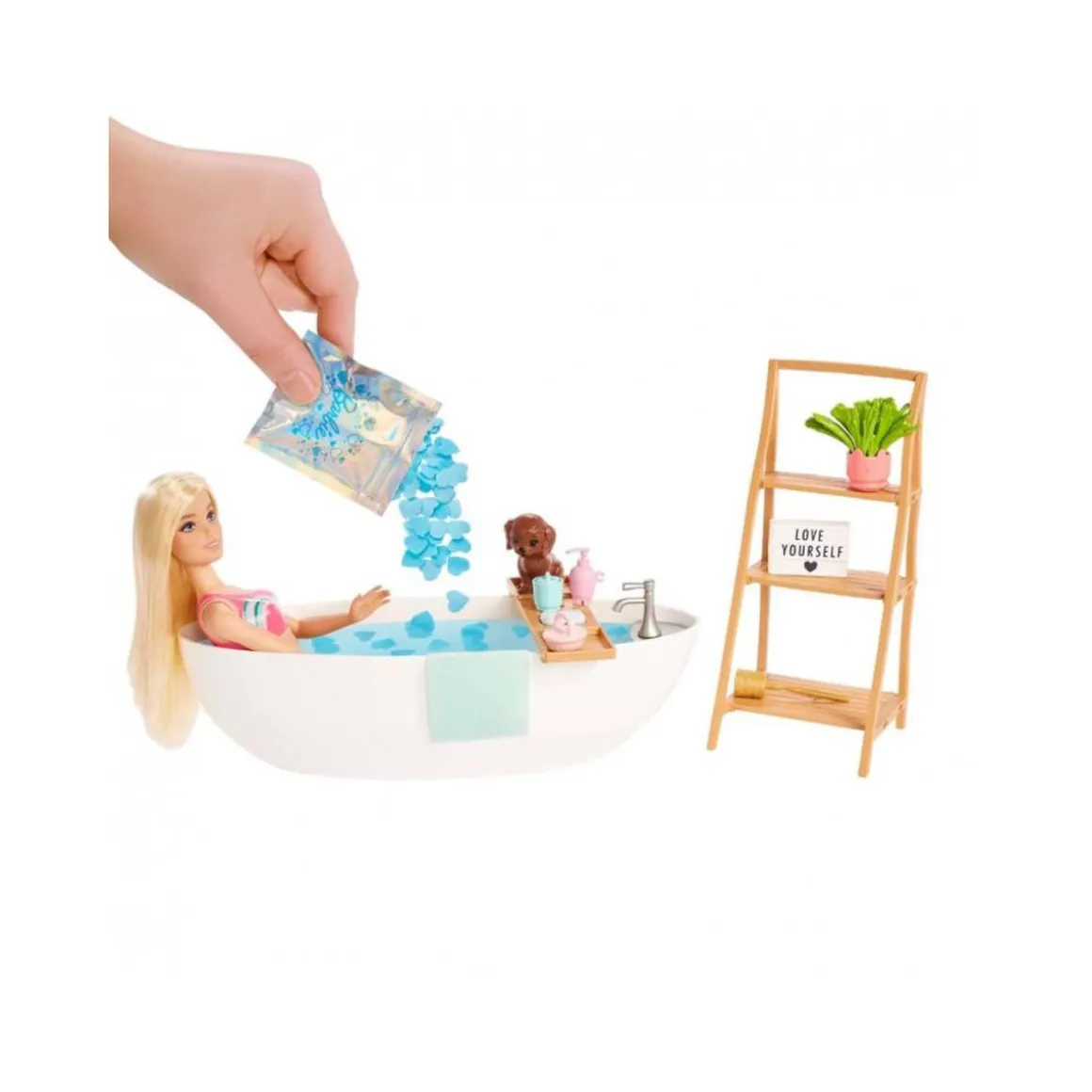 Barbie - Playset muñeca y baño