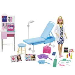 Barbie - Tú Puedes ser Doctora, Set de Juego con Accesorios médicos ㅤ