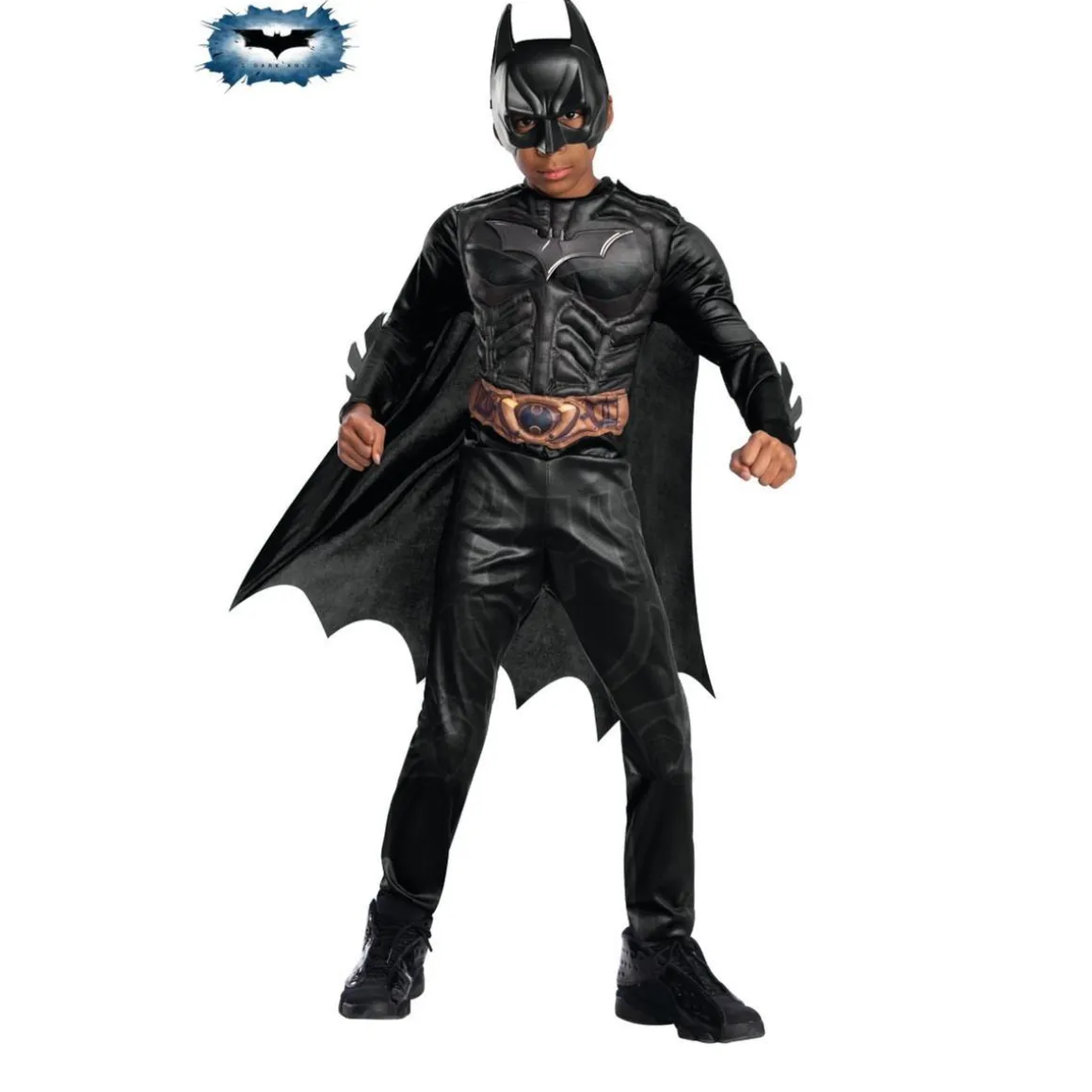 Batman - Disfraz infantil Batman Black Line deluxe 8-10 años