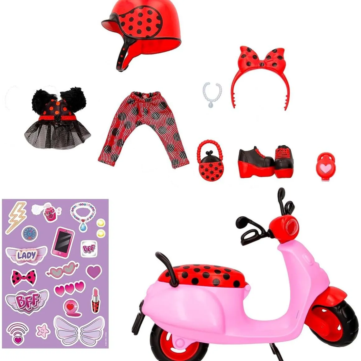 Best Friends Forever Serie 3 Lady con pelo largo y 9 accesorios