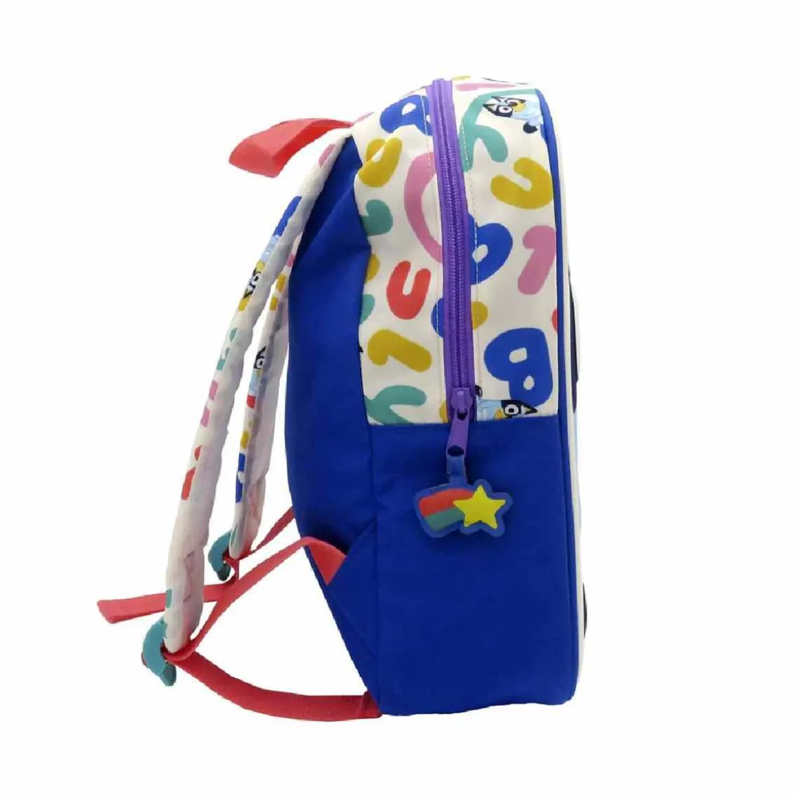 Bluey - Mochila 30 cm Eva 3D - Colección Rainbow