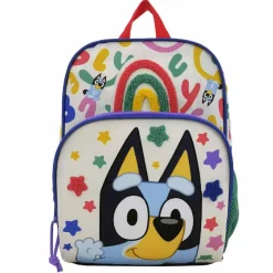 Bluey - Mochila 30cm con bolsillo frontal - Colección Rainbow