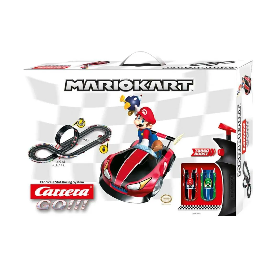 Carrera - Pista de carreras Nintendo Mario Kart multicolor ㅤ