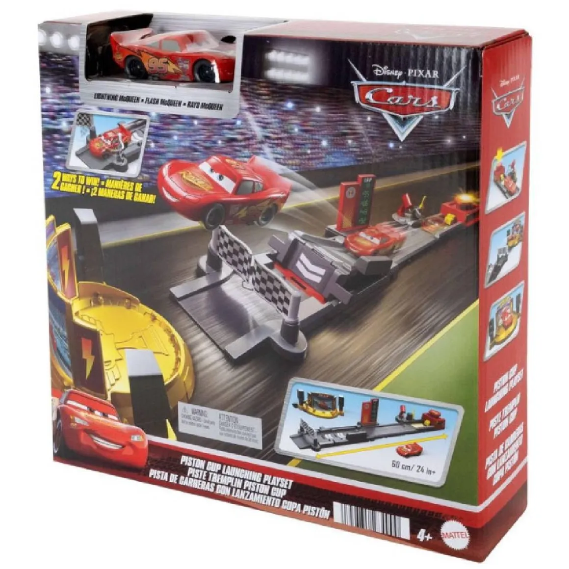 Cars - Pista de carreras con lanzamiento Piston Cup