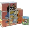 Cefa Toys - Bluey - Rompecabezas de 9 cubos Bluey ㅤ