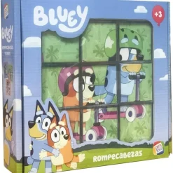 Cefa Toys - Bluey - Rompecabezas de 9 cubos Bluey ㅤ