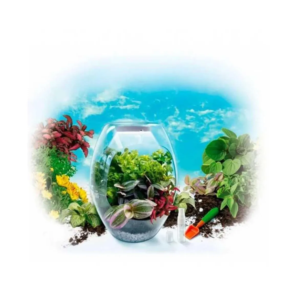 Cefa Toys - Terrario educativo con luz y libro guía Botanicefa Plus ㅤ