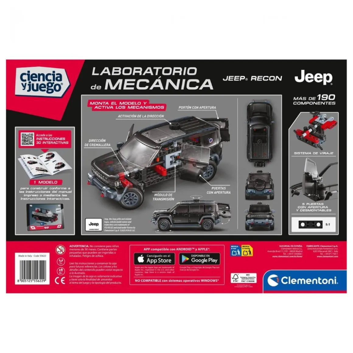 Ciencia y Juego - Laboratorio de mecánica Jeep Recon