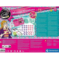 Clementoni - Charms Lab hacer pulseras, collares y encantos multicolor juego creativo ㅤ