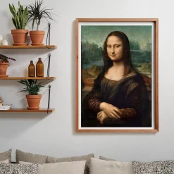 Clementoni - Colección de arte con rompecabezas de la Gioconda, 1000 piezas ㅤ
