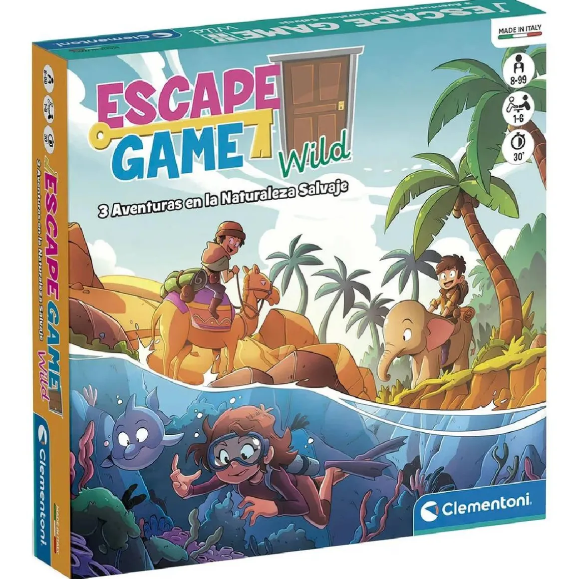 Clementoni - Escape Game - Wild