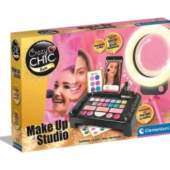 Clementoni - Estudio de maquillaje infantil multicolor, set de juguete para niñas