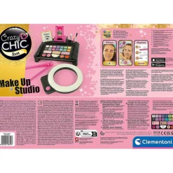 Clementoni - Estudio de maquillaje infantil multicolor, set de juguete para niñas