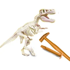 Clementoni - Juego científico Arqueojugando fosforescente T-Rex ㅤ