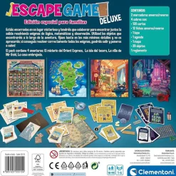 Clementoni - Juego de mesa estrategia multicolor deluxe ㅤ