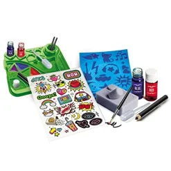 Clementoni - Juego educativo de ciencias para hacer tatuajes y calcomanías personalizadas ㅤ