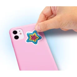 Clementoni - Kit de pegatinas 3D brillantes y diamantes creativo para regalo