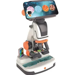 Clementoni - Microscopio Smart 2 en 1 con Wi-Fi