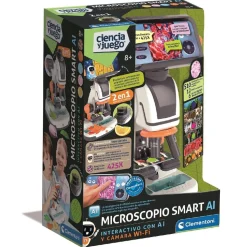 Clementoni - Microscopio Smart 2 en 1 con Wi-Fi