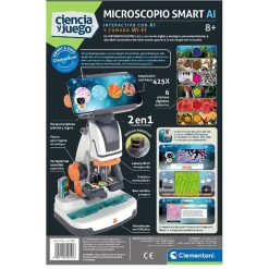 Clementoni - Microscopio Smart 2 en 1 con Wi-Fi