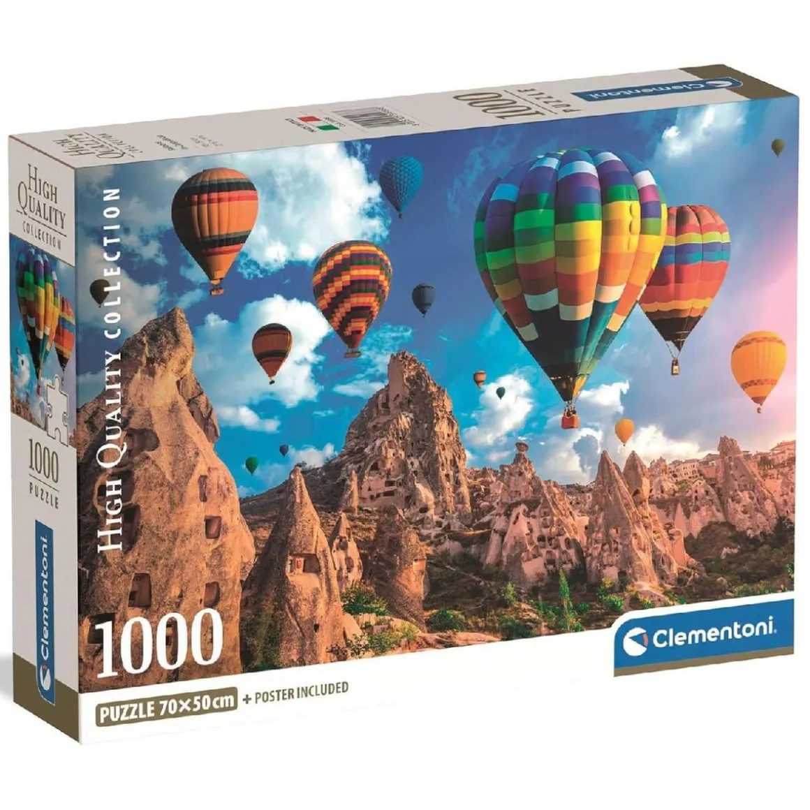 Clementoni - Puzzle 1000 piezas High Quality Collection - Globos en Cappadocia