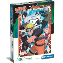 Clementoni - Puzzle 1000 piezas Naruto Shippuden