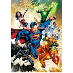 Clementoni - Puzzle 500 piezas DC Cómics - Liga de la justicia